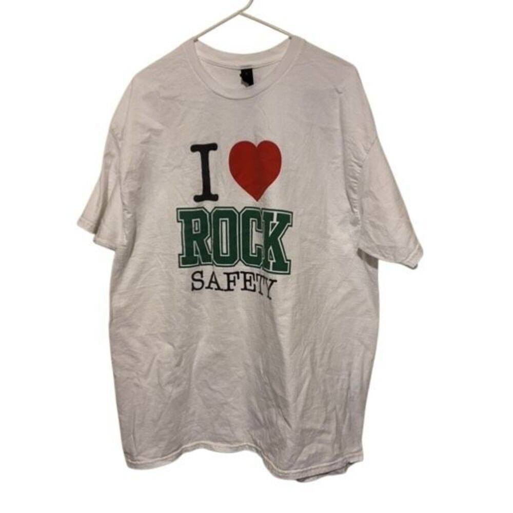 Slippery Rock I Love Rock Safety Size 2XL T-Shirt